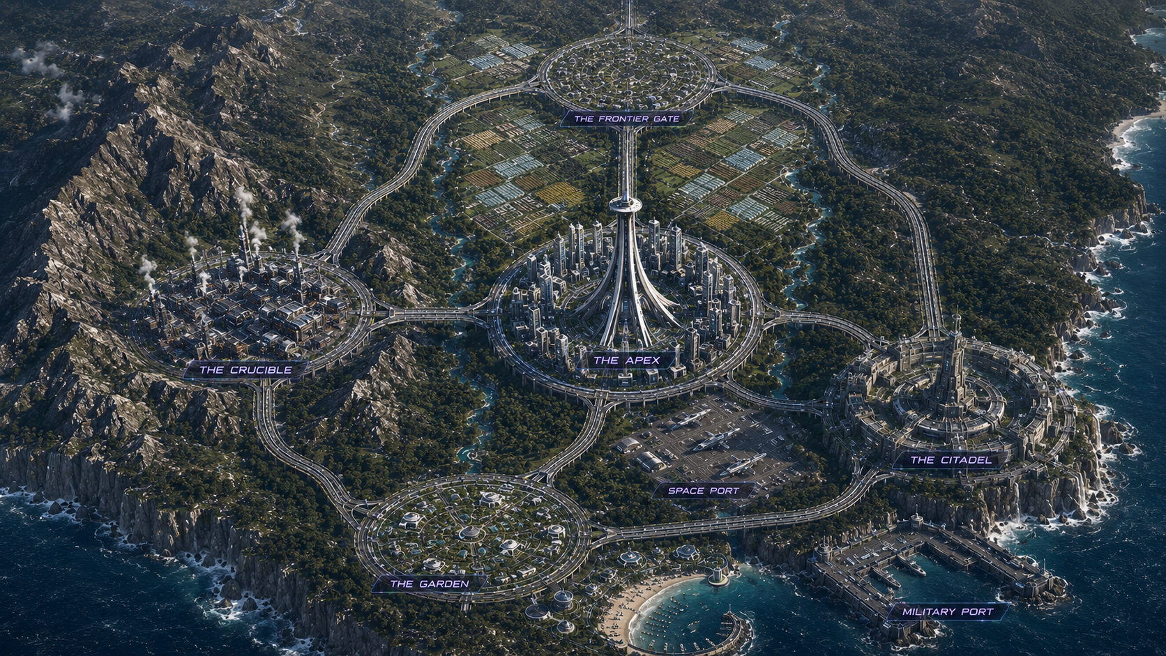 X-Topia map